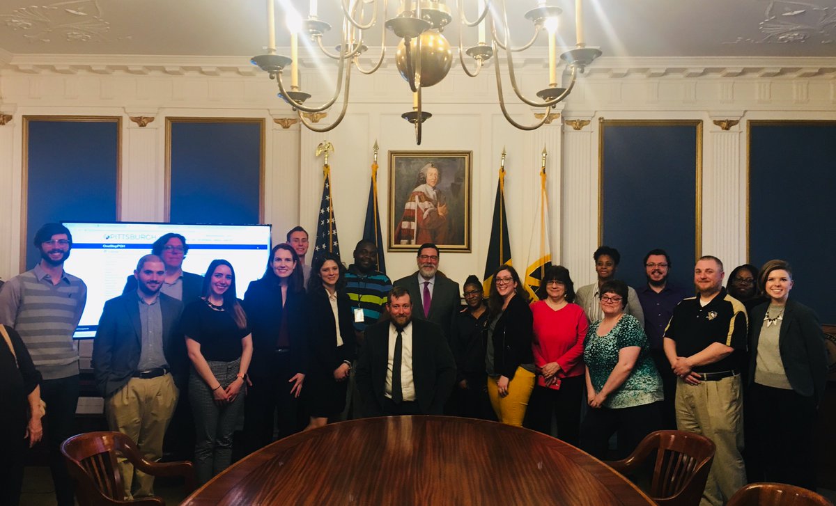 Thanks to Mayor <a href="/billpeduto/">bill peduto</a> <a href="/TheNextPGH/">Office of the Mayor</a> for the recognition today, and to all the PLI front line staff who have made the successful launch of OneStopPGH online permitting possible!

Learn more or apply for a license on OneStopPGH today: pittsburghpa.gov/onestoppgh/