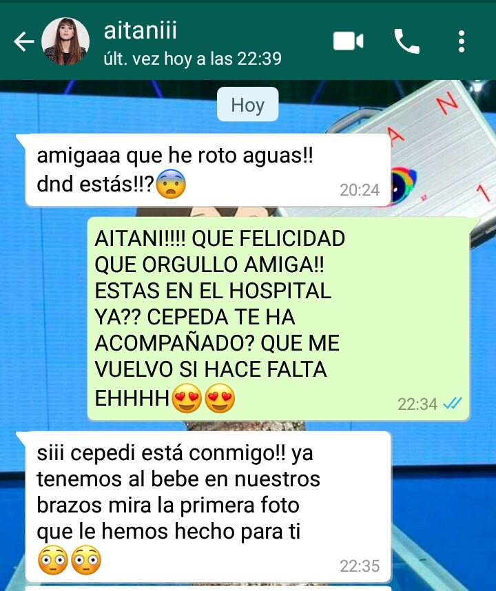 XixukaGH's tweet photo. hola xixubers queridos!!!😍 como veo que muchos preguntais os dejo esto!! que veáis el milagro de la vida!! hoy nace mi sobrinito (no de sangre pero si de corazon) qué contenta estoy!!😍 https://t.co/dM18yjzF6Q