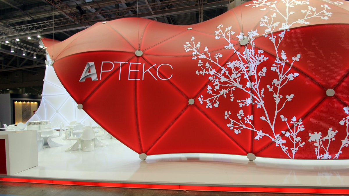 STUDIODEGA's tweet photo. The exhibition stand Arteks at Mosbuild-2019 in Moscow. https://t.co/UNFbPx5pGu