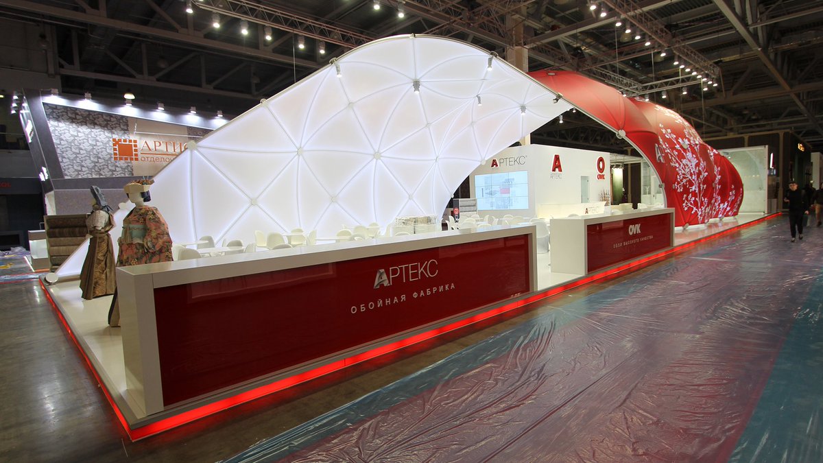 STUDIODEGA's tweet photo. The exhibition stand Arteks at Mosbuild-2019 in Moscow. https://t.co/UNFbPx5pGu