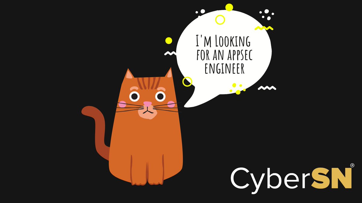 CyberChawn's tweet image. cAn I hAz AppSec EngiNeer? 

DM me for details! or email me Shawn@cyberSN.com 
#AppSec #BayArea #cybersecurity