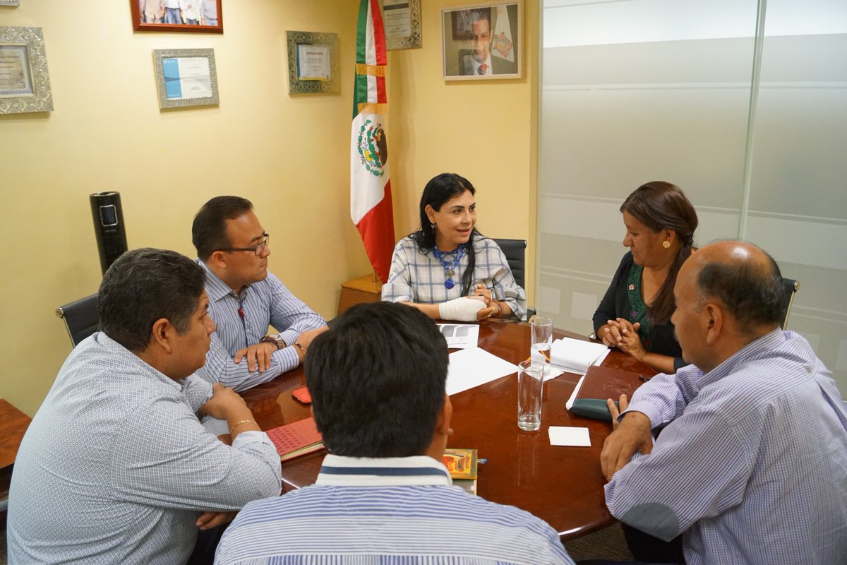 IAIMO_GobOax's tweet image. Productiva reunión de trabajo sostuvo la Directora @AidaRuizG con la Diputada Griselda Sosa y el Diputado @pavel_mc, en la que se abordó el tema del #ProgramaPiloto "Incorporación de las Personas Trabajadoras del Hogar", haciendo énfasis en la atención a las #MujeresMigrantes.