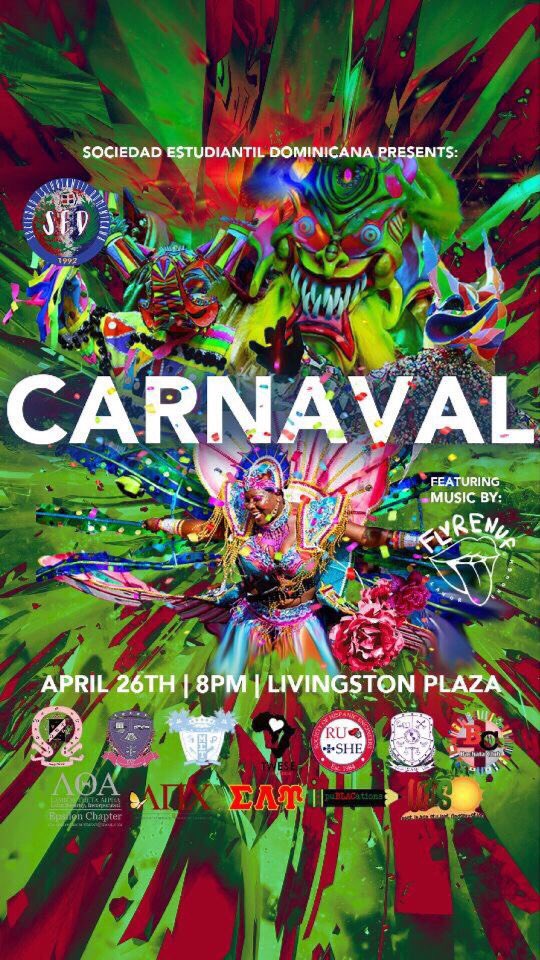 It’s that time of the year again and Sociedad Estudiantil Dominicana would like to invite you to our annual Carnaval 🎉 A night filled with culture, food and music! Mark your calendars, this is an event you don’t want to miss🇩🇴👀 #HeardItWasAMovie #SEDCarnaval