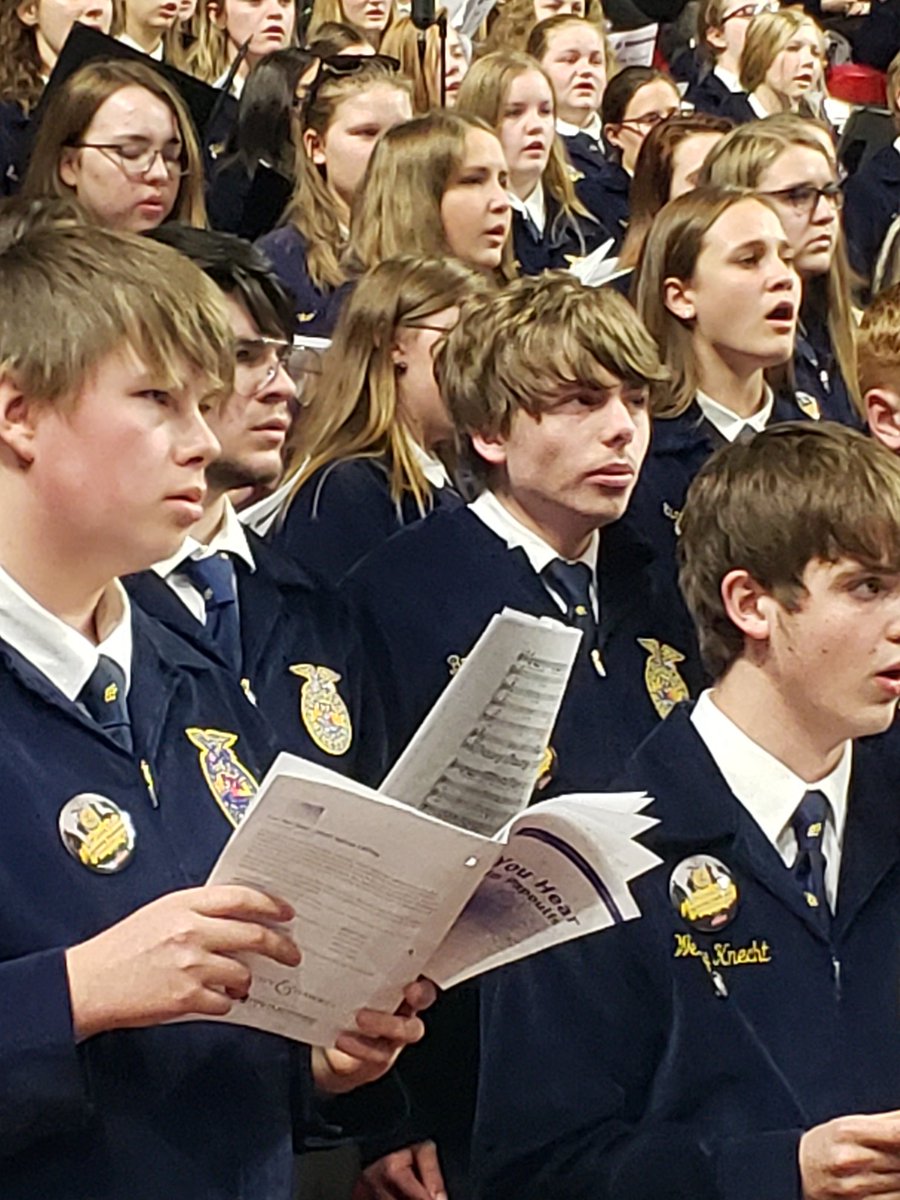 tlsteinh's tweet photo. Great job Bryson Snyder and Rob Taylor of Washington FFA performing at 4th session in the Iowa FFA band and chorus! #washpride @washffa https://t.co/LYbpoRVFwZ
