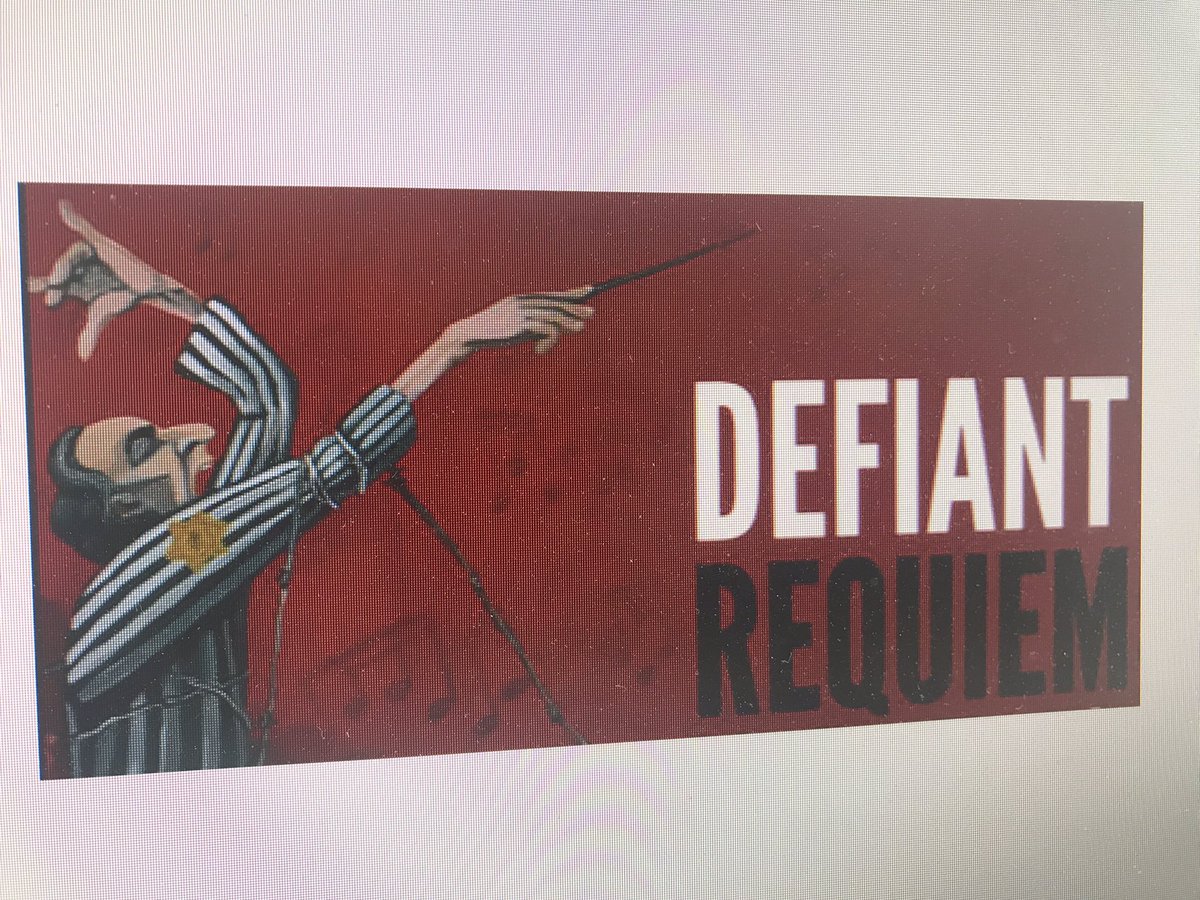 SullivanSaysSC's tweet photo. How do the Terezin Concentration Camp, @OC_Forum, @PacificSymphony, @ThePublicSquare and @PacCouncil end up in the same conversation? It’s a cautionary tale in this week’s https://t.co/GzHoWq6xhg. #SullivanSays #DefiantRequiem #Verdi #Requiem @ClassicalComm @JewishOC #Holocaust https://t.co/Oy7Et4CV2N