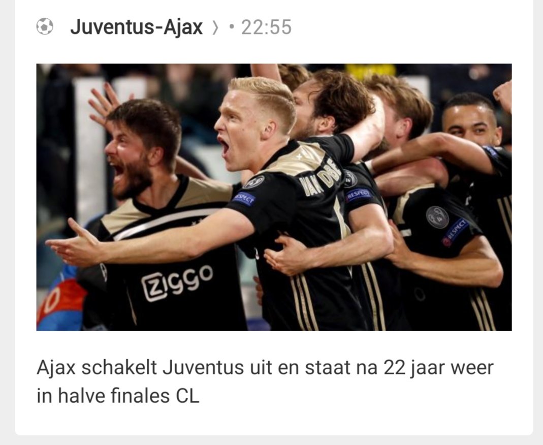 LeenEdelman's tweet photo. History #AJAX deze is binnen https://t.co/0KX7X5rWpd