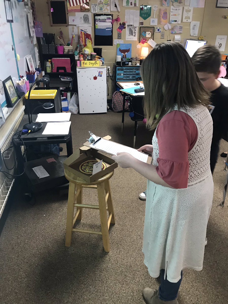 Alma_MrsEngelke's tweet photo. We’ve been studying under Mama Engelke: Master pizza chef for the past two days! #setthestagetoengage #MamaEngelkesPizzeria https://t.co/5fc4yxFjE7