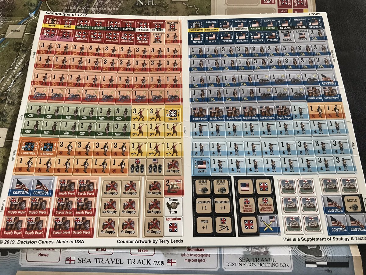 playersaidblog's tweet photo. Waiting in my mailbox after getting home from work today. #Campaignsof1777 in Strategy & Tactics Magazine #316 from @Decisiongames Another great Revolutionary War game designed by @HBuchanan2 Look at that map! Stunning. https://t.co/KVDGkbxVIa