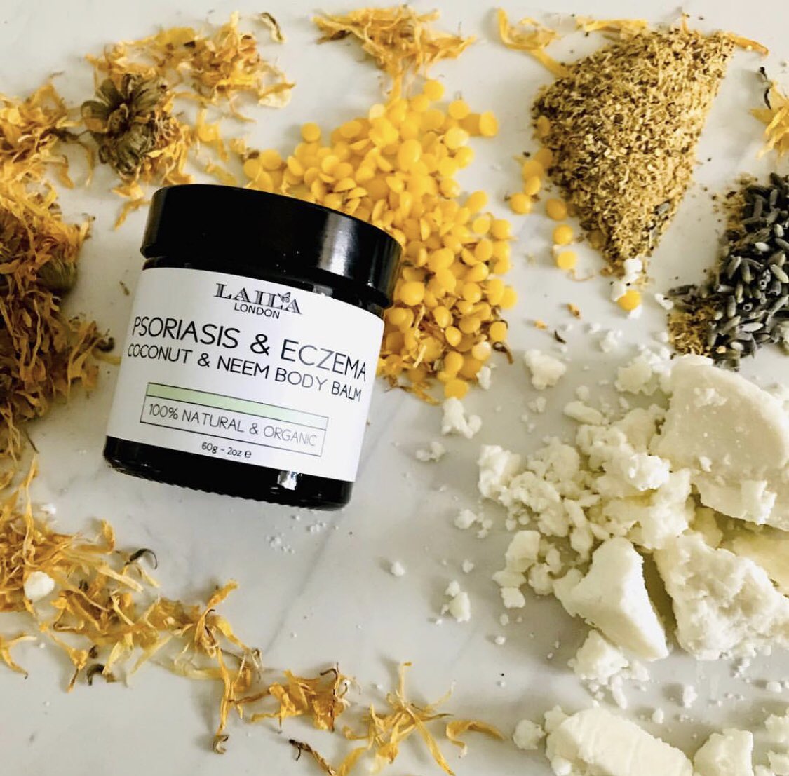 Our 100% natural and organic psoriasis and eczema balm Is a fusion of natural 🍃 homoeopathic restorative herbal extracts, all known to remedy eczema and psoriasis. This does not contain paraffin nor parabens. #naturalskincare #skincareroutine #nonchemicalskincare #naturalbeauty