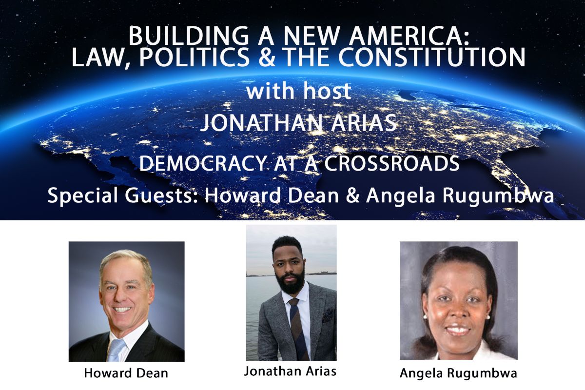 koentbooking's tweet photo. @banapodcast @SparkMG May 2nd in #NYC-- "Building A New America: Law, Politics &amp; the Constitution" A Podcast Series, Ep.3 - Democracy at a Crossroads w/special guest Howard Dean &amp; Angela Rugumbwa - https://t.co/zMBMBYY2x0 https://t.co/Zwi1xbGL5h