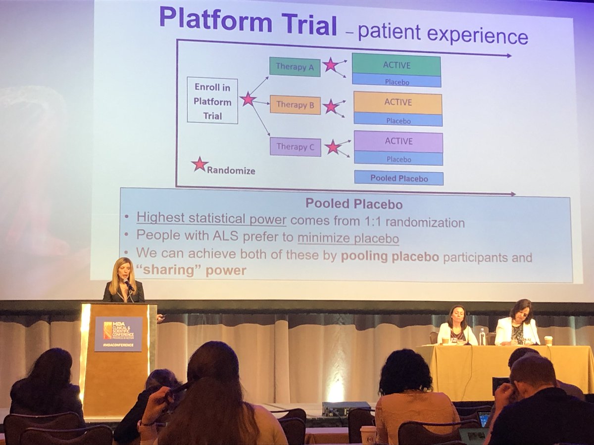 JoshuaBCohen1's tweet photo. Wonderful talk from @PaganoniMDPhD 
about the healey center platform trial planned for ALS and how this will accelerate new therapies! #EndALS #ALS #MDAConference @LOrlandoScience @AHaidetPhillips @LOrlandoScience @MGHNeurology https://t.co/T55t3IKU9c