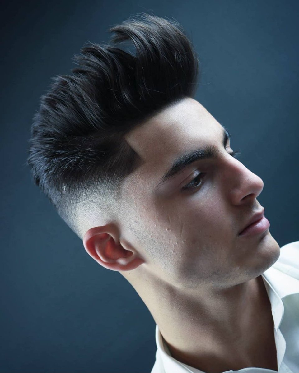 corte de cabelo topete masculino