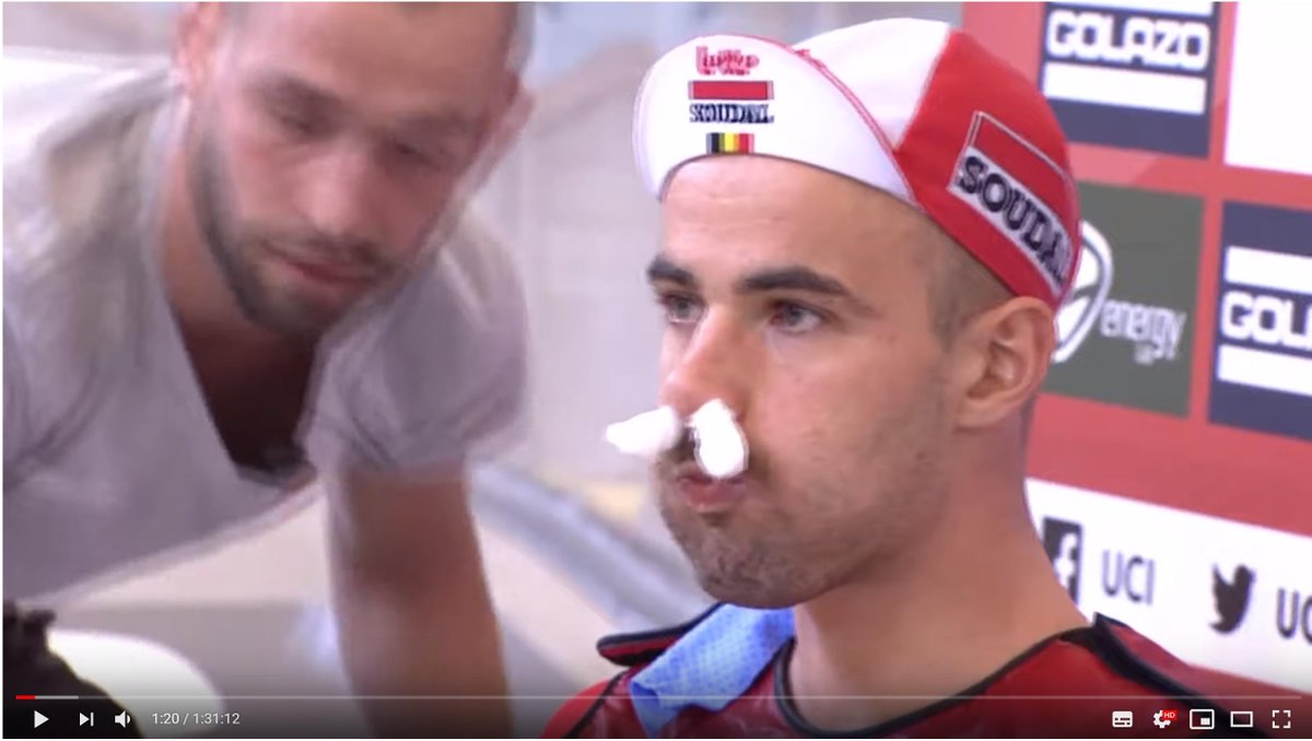 pete_dyson's tweet photo. Marginal gains hits product placement. Red Bull enjoy exposure from a funny looking dude gargling their drink and spitting it out. Anyway, seems to have worked well for him. #UCIHourRecord #Victor2VictorY #Felixdidbetter https://t.co/zccOB7BmGU https://t.co/Aom5q8KdXJ