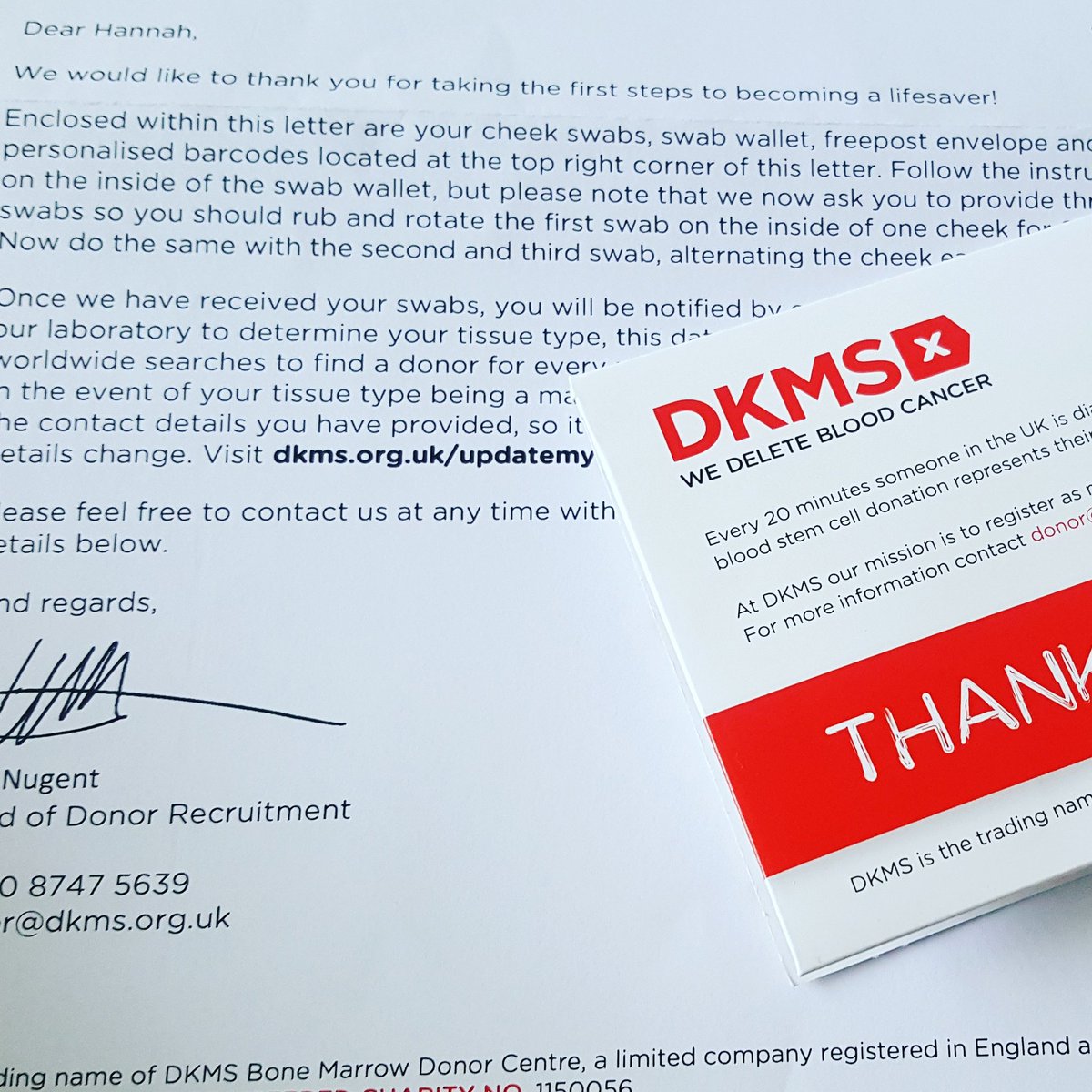 HjEustace's tweet photo. Another of my #40thingsbefore40 list ticked off #Bloodcancer swab posted @DKMS_uk get involved https://t.co/OdF4s2a5QF
If you'd take you should give it! https://t.co/KPmJIC9YcQ