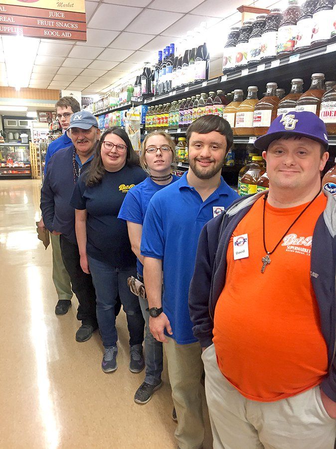 Cliff Boulden, a local supermarket owner, sees the value of hiring people with disabilities, with a goal of teaching them tasks besides bagging. Because they can do it, and they want to... this is great! bit.ly/2Z7IdL0