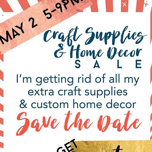 TereJohnson1's tweet photo. For all my creative peeps!  SAVE THE DATE/TIME!!! I’m paring back on ALL my creative supplies and TezzaDesign home decor.  Get some great items for less than you can imagine!!! I’ll be posting items &amp; supplies previews over the next few weeks, but it wil… https://t.co/ipXGw29c9Q https://t.co/ObQNRTYesH