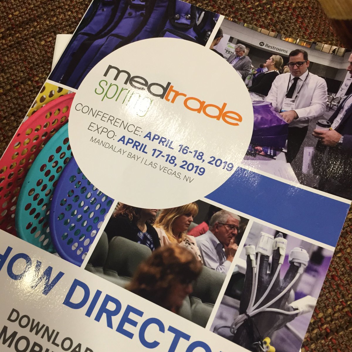 So much happening here--it's set-up day but I am already learning so much from the education sessions! Be sure to come find us at booth 826. #MedtradeSpring19
