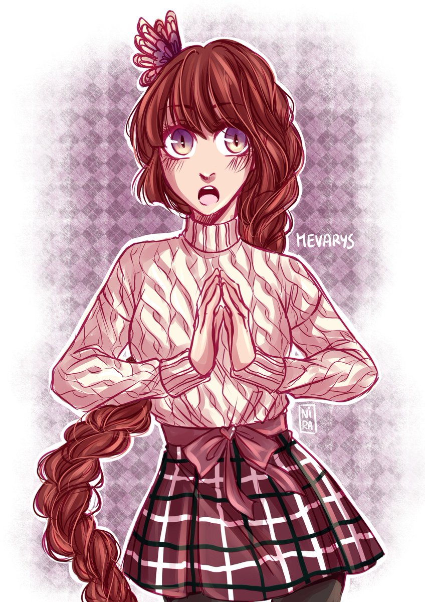 Niraneiyu's tweet photo. https://t.co/rY8NOmtMhI

Pas de grosse illustration, simplement un petit sketch de ma nouvelle OC Mevarys ~ 

#Mevarys #OC #Originalcharacter #Sketch #longhair #braid #Niranei https://t.co/TJh9PRMvJr