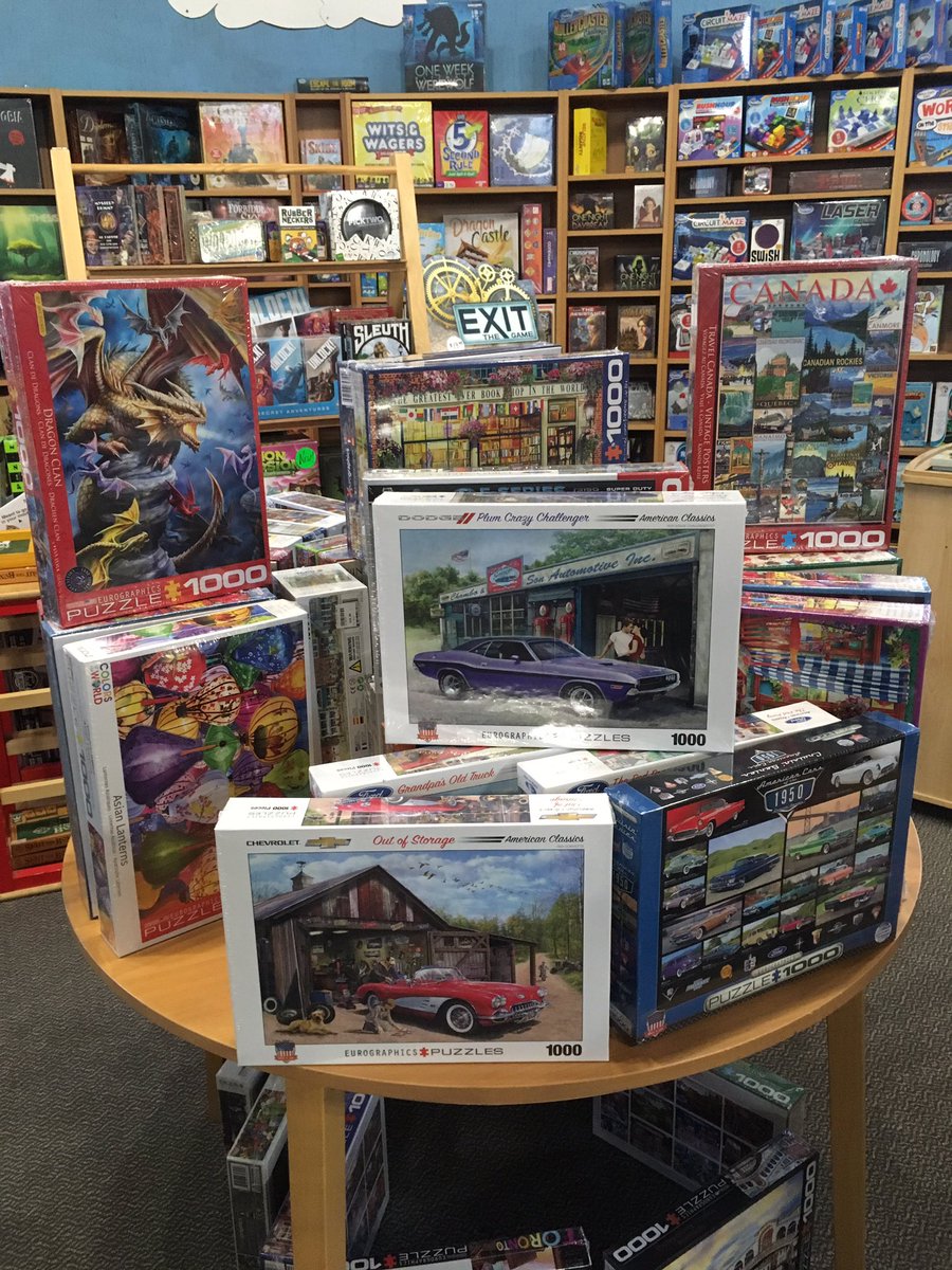 ToySoup's tweet photo. We just received a ton of new Eurographics puzzles! Lots of new images and they are all loaded on our website! #toysoup #stjacobs #eurographics #puzzles https://t.co/nJCfeF4ick