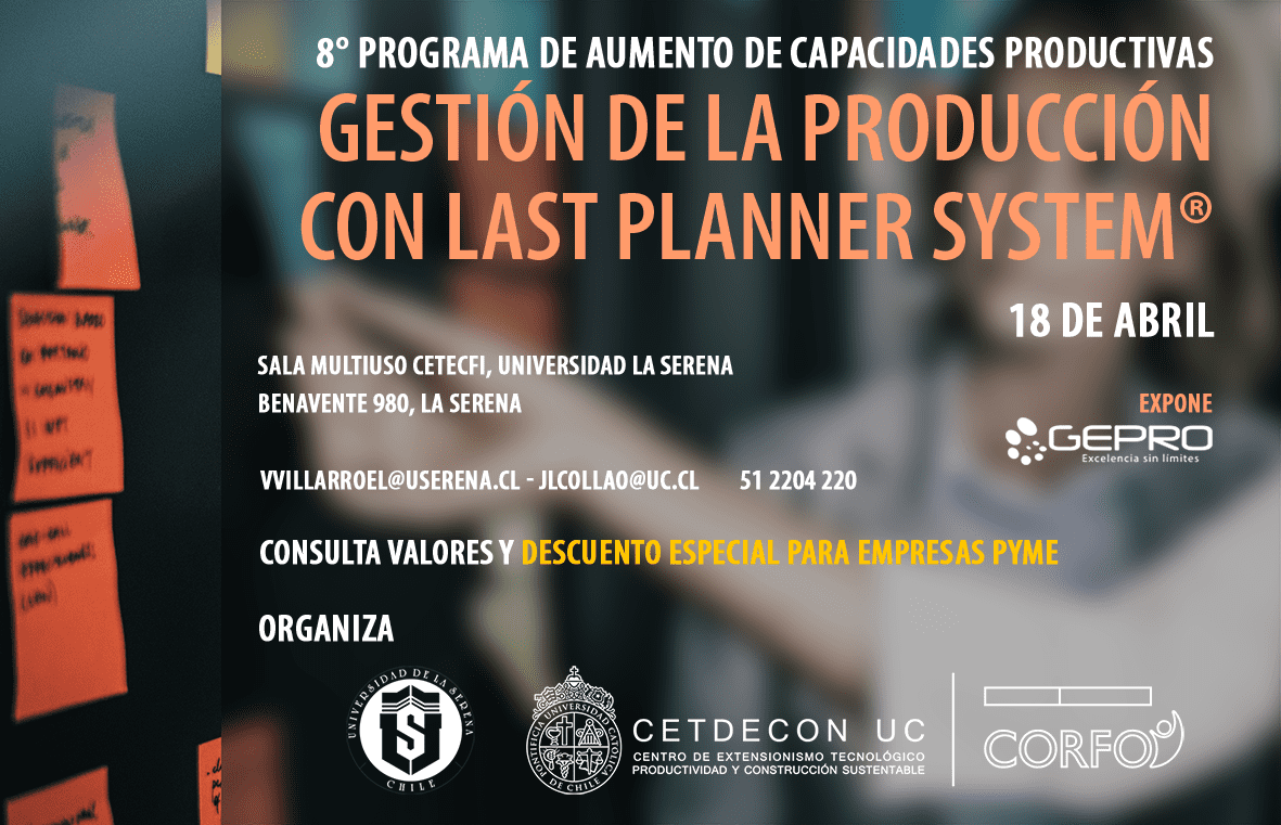 CETDECON_UC's tweet photo. ¿#PymeConstrucción de #RegióndeCoquimbo, quieres mejorar la planificación de tus obras?. Participa de nuestro servicio "Planificación para la "PYME" en conjunto con #GEPRO y nuestro Coejecutor @userena, últimos cupos disponibles. #Corfo #CentroExtensionismo #productividad https://t.co/rEASIwRfX0