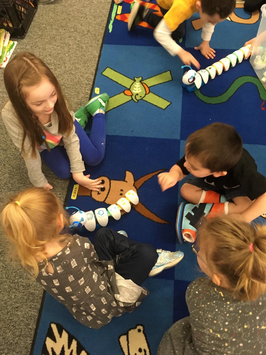 Innovate_OCS's tweet photo. Code-a-pillars recently made their debut in Mrs. Wallace's PreK classroom at Steenrod as students learned the basics of coding through creative play. @OhioCounty1 https://t.co/a9mYfBAizn