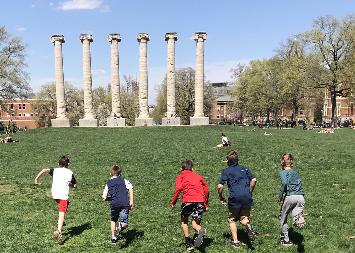 Fun lunch with 5th graders from <a href="/BeulahRalphElem/">Beulah Ralph Elem</a>, including  a visit from Colton’s mom! After lunch Ms. Karius showed us <a href="/Mizzou/">Mizzou</a>. Such a beautiful day to visit the Student Center &amp; the Columns. The boys yelled MIZ about 100 times &amp; were so excited every time someone answered ZOU!