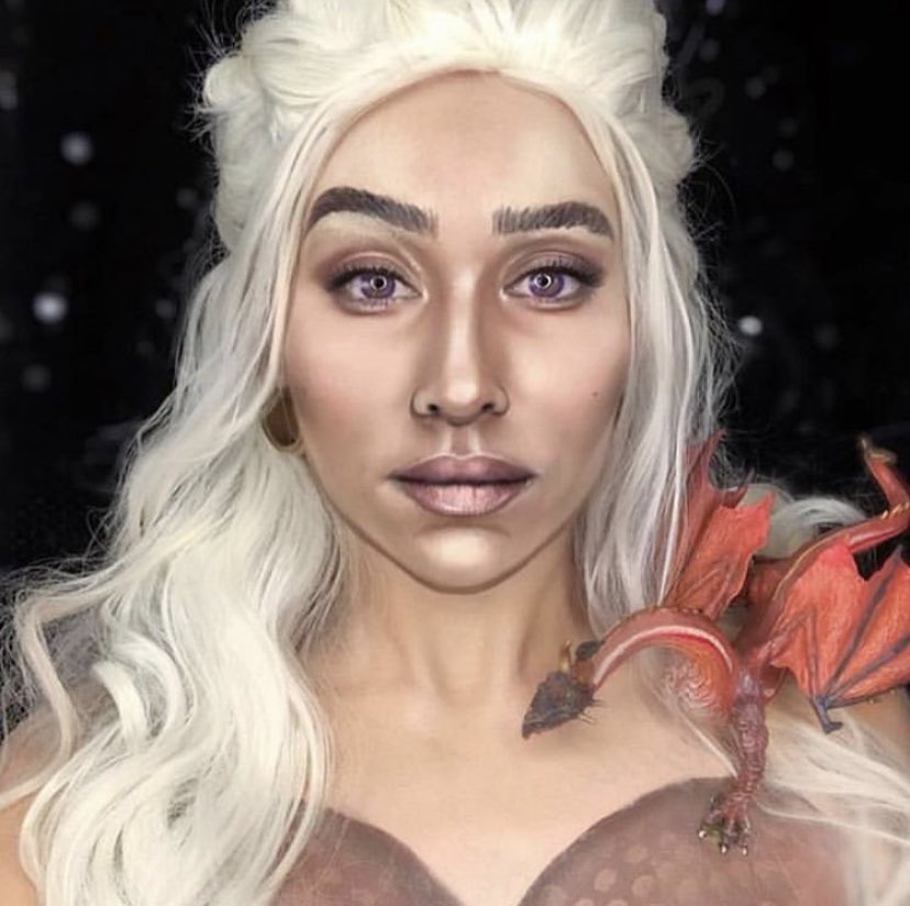 festi_FACE's tweet photo. Wasn’t the first episode of #GoT EPIC! ‘My eyes have always been blue’ 😂👏🏼. Our last three fav recreations tonight by the very clever... @expressyourselfcrystal
@moooonbeams and  @fancyfacepaintandbling 
A new feature starting tomorrow.. getting ready for Easter ... obvs! 🐣 https://t.co/5Q4GMMjBEp
