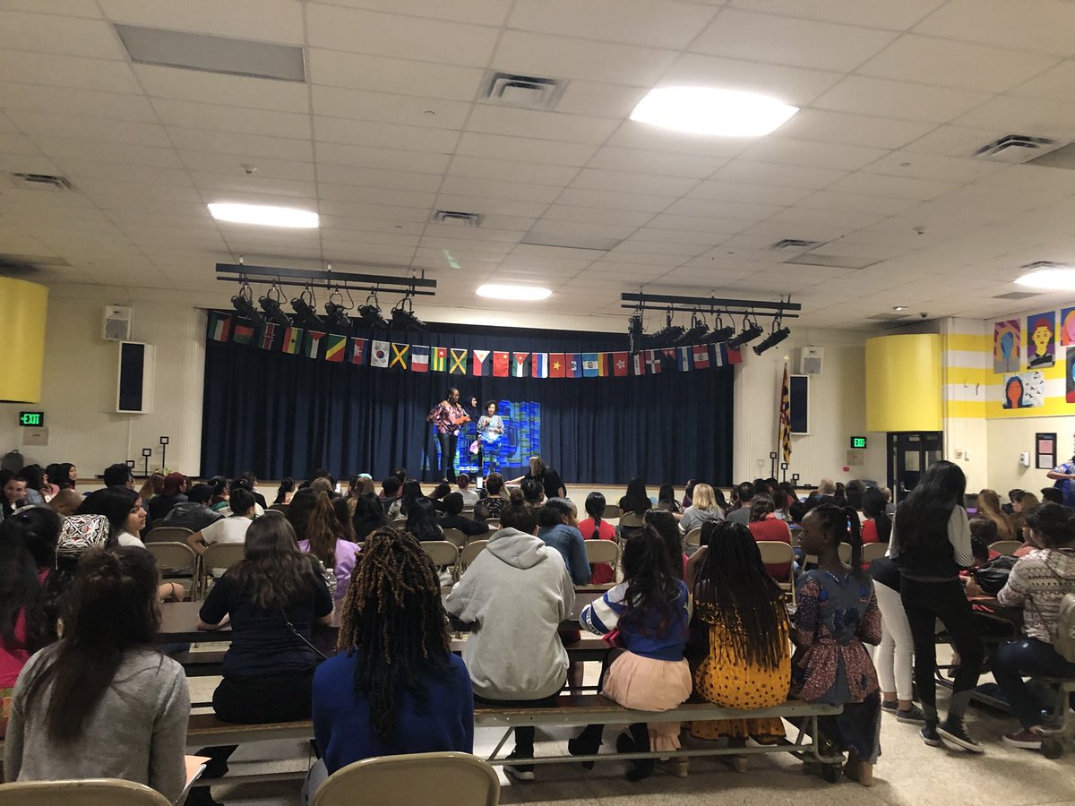 MrDunlapLead's tweet photo. That’s right @LansdowneMS presents Culture Night. Celebrating the diversity that makes us proud to ROAR. #lmsroar #lionsroar @SusanTruesdell @RJones_8 @BCPSESOL @DrPenK @BMurray_LMS @FrazierWorks https://t.co/mU2hbUJJ3B