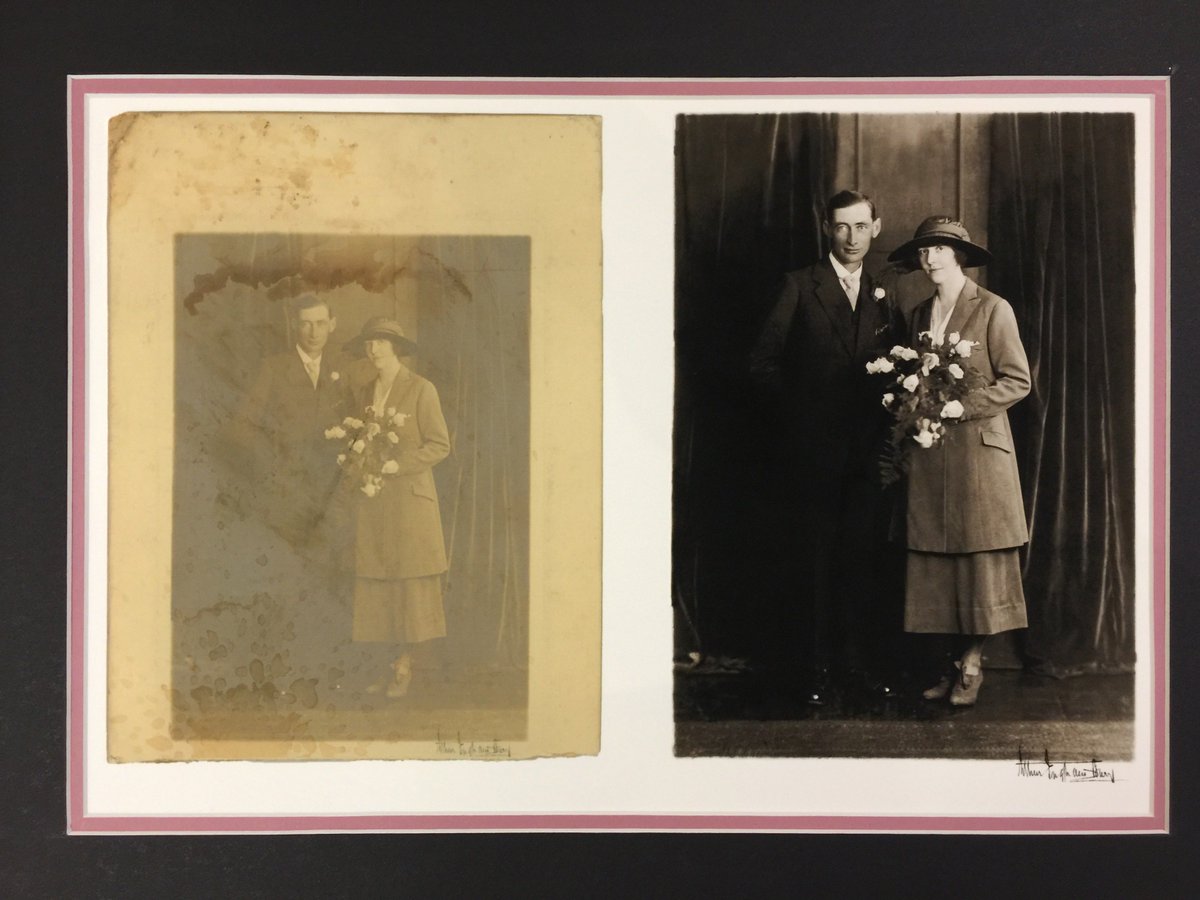 Safeguard your history by restoring damaged family photos! Click on the link to learn more, or stop by the store with your photos to get started today! abcfineart.com/photo-restorat…