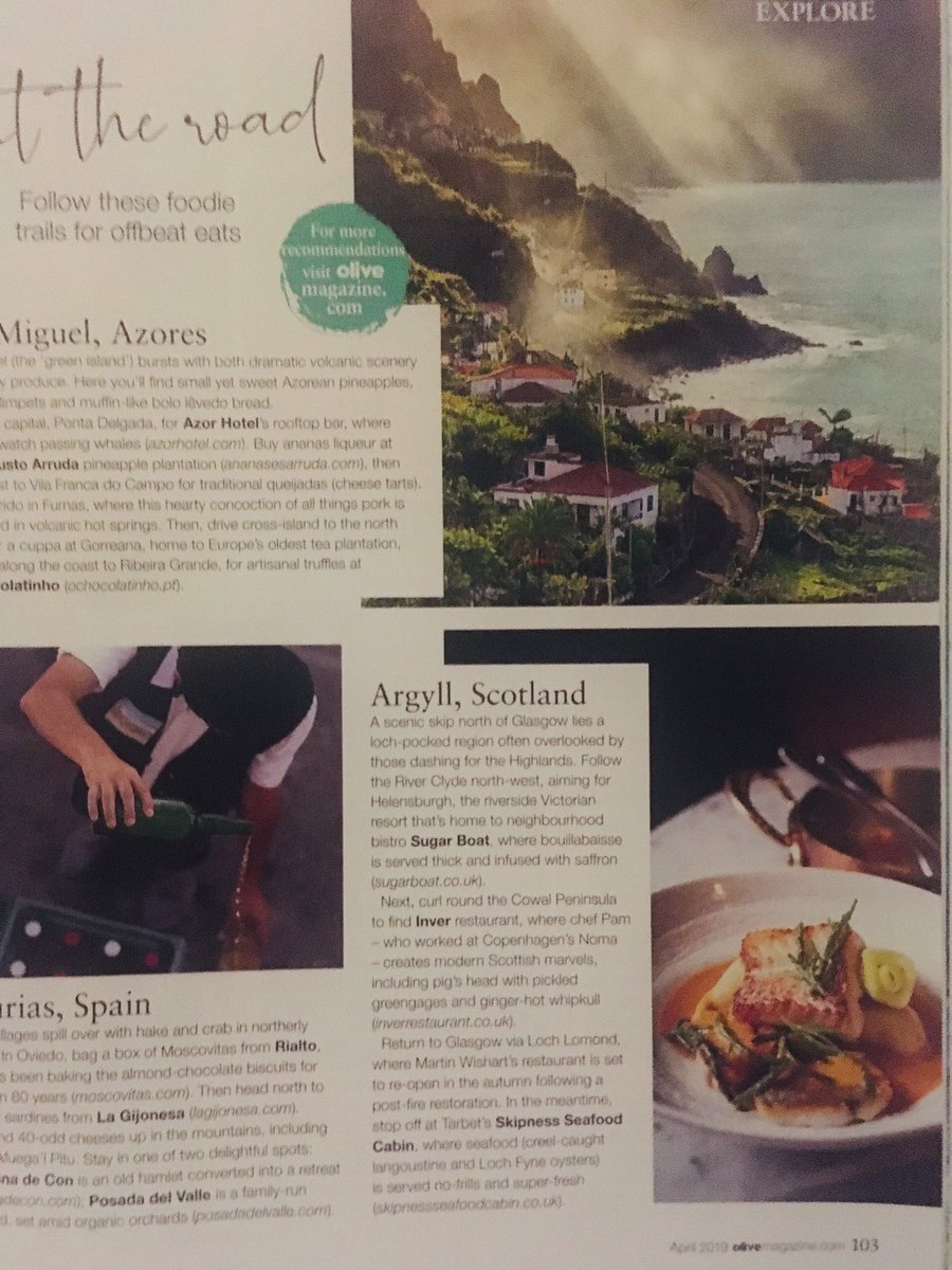fionarichmond8's tweet photo. Hit the road to #Argyll for some top food experiences, says @olivemagazine . Couldnโt agree more! #scotfoodtourism https://t.co/U7ZHxUrMnQ