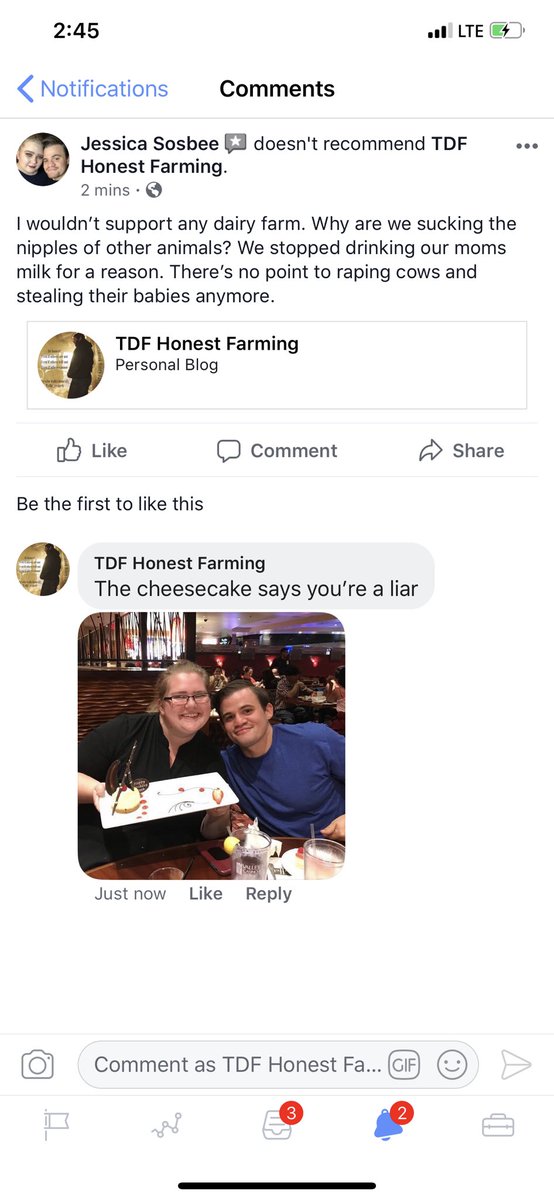 Look if you’re going to lie on social media don’t make it so easy to call you on it.
