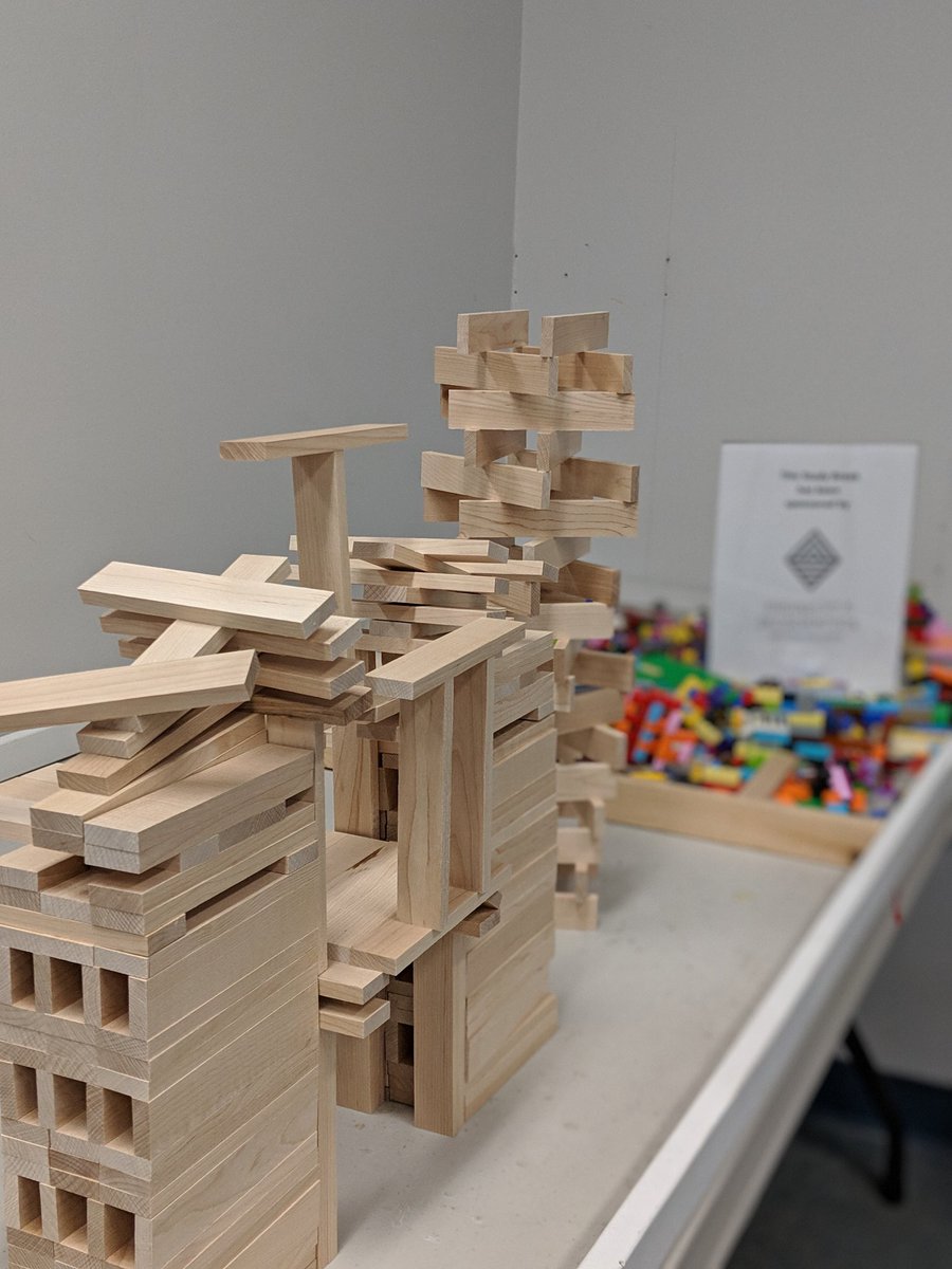 BrianD_VIUEng's tweet photo. The final exam season has begun for the @VIUniversity #engineering #students.  Thanks to @EngGeoBC for supporting the #LEGO and #KEVABlock study break table. https://t.co/363frAIBX8