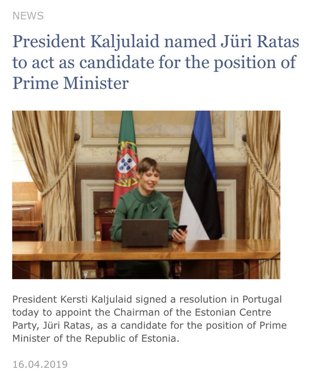 mariocampolargo's tweet photo. #digital government in action: #Estonia President officially visiting Portugal signed electronically a resolution to appoint the new Prime Minister. @Ansip_EU @GabrielMariya @GIngestad @ViolaRoberto
#egov #EU_ISA2 #EU_DIGIT https://t.co/FhtS1LlGOc