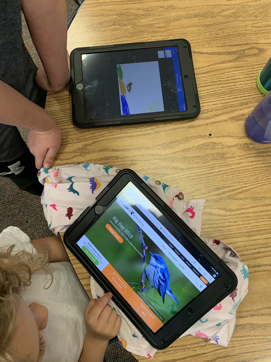 theLibraryBug's tweet photo. Working together to capture #birdcall audio in #Keynote 🐦 🎤 ✨ @CornellBirds #TremontCanCreate #EveryoneCanCreate https://t.co/UGwxVZfH3y