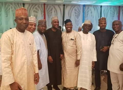 GariYaWaye's tweet photo. Engr @SuleimanLere in the midst of other newly elected members of the 9th Assembly after their meeting and dinning with His Excellency President @MBuhari. https://t.co/O6ht9CAnke
