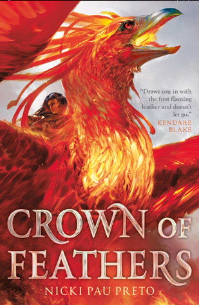 OnceUponABkcase's tweet photo. I’m 22% into Crown of Feathers by @nickipaupreto, and I am already so impressed with this story! I am completely captivated! Will be pre-ordering a copy when I go back to work on Thursday. #AroAceApril @inkroadbooks https://t.co/1TSNw2mzfg