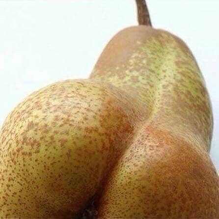 This pear has more ass than me wtf