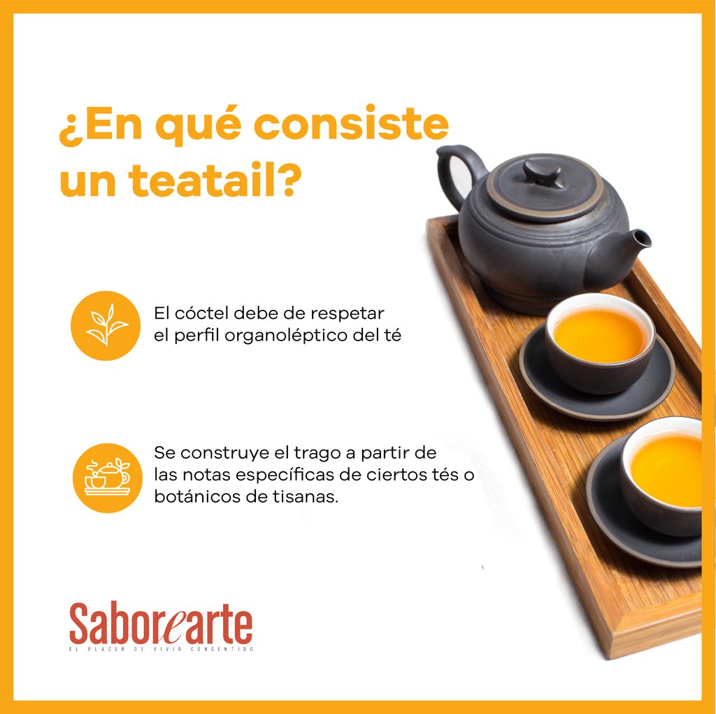 saborearte's tweet photo. Las notas de sabor, el respeto al perfil organoléptico de cada ejemplar y la fluidez de los ingredientes en una mezcla que fusiona la coctelería con el arte de hacer té.
Te contamos más sobre los #Teatails en nuestro blog sobre la coctelería y el té 👇
https://t.co/UnQRrjrhbK https://t.co/cQxrNvPOYK