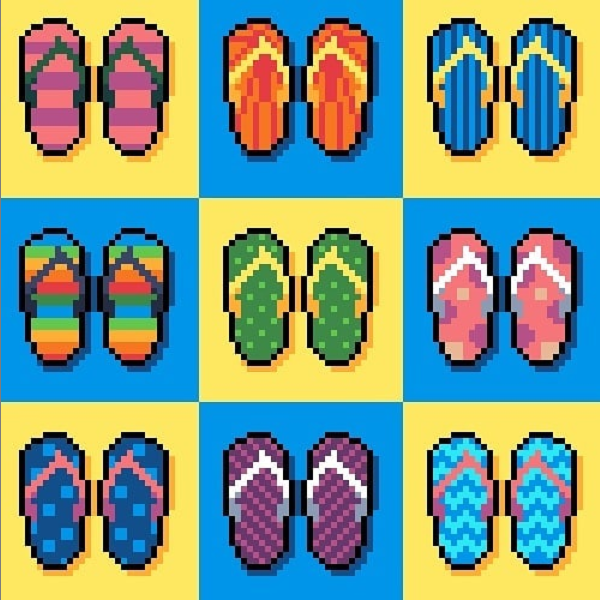 guardforlife's tweet photo. Is it flipflop weather yet? 😎 Which 8-bit pair would you wear? 🏖
#pixels #pixelart #videogames #8bitart #summer #summervibes #flipflops #lifeguard #lifeguarding #guardforlife #art
📷: @watt.designs we ❤️ this! https://t.co/uFZfVKJ4Mr