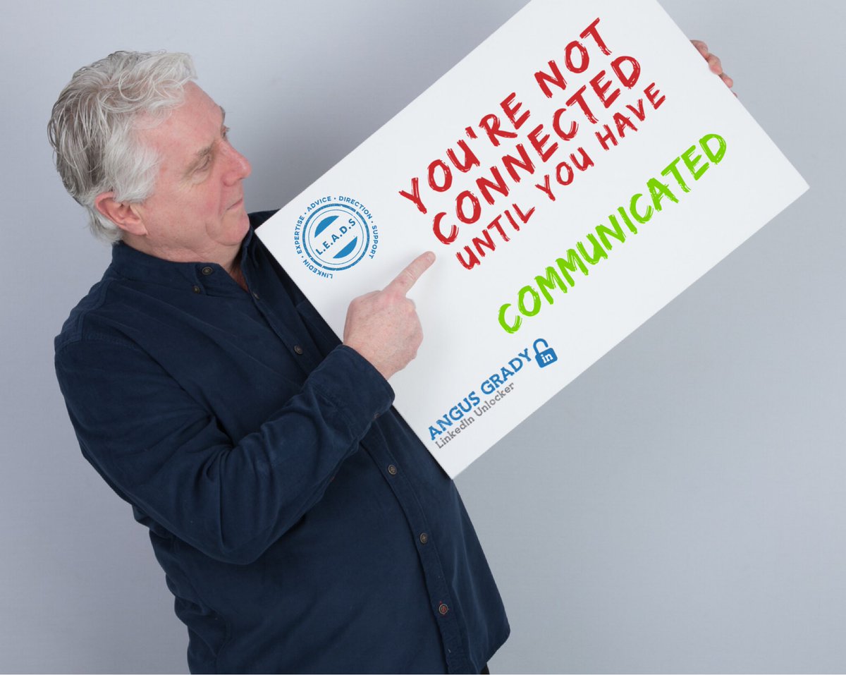 Connecting is the start, don’t connect and neglect #LinkedInUnlocking