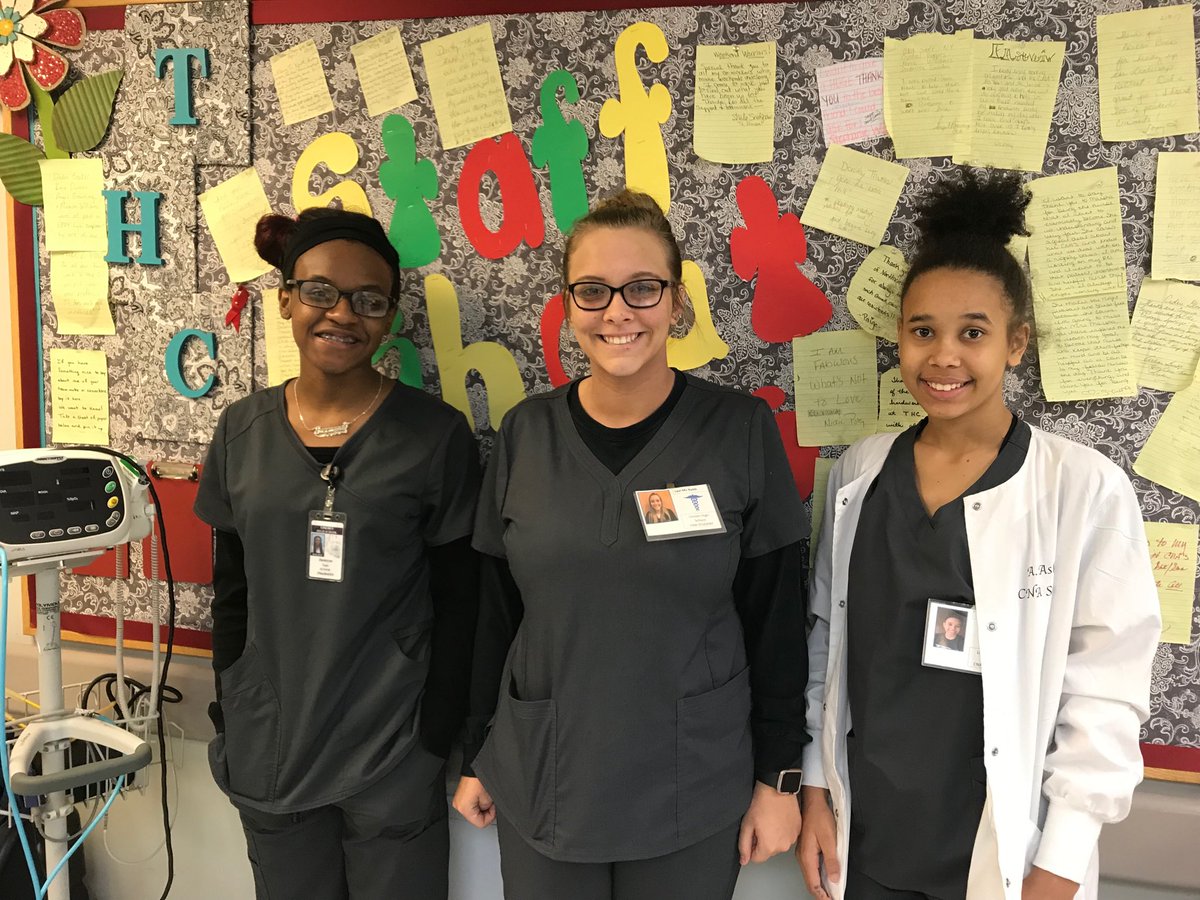 #goodasgold congratulations to LHS CNA Students on passing CNA Certification! Jazmyne Epps, Lexi McNabb and Autumn Ashley! #tcboecte