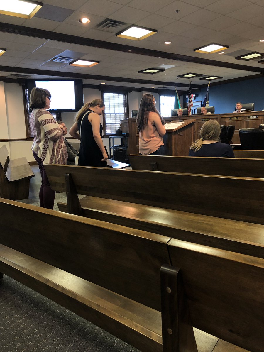 carritherschoir's tweet photo. So proud of these scholars who met with the Jeffersontown City Council this evening. They represented CMS well! Way to go ladies! @mdfw08  @CarrithersMS https://t.co/YKd2OJUKE2