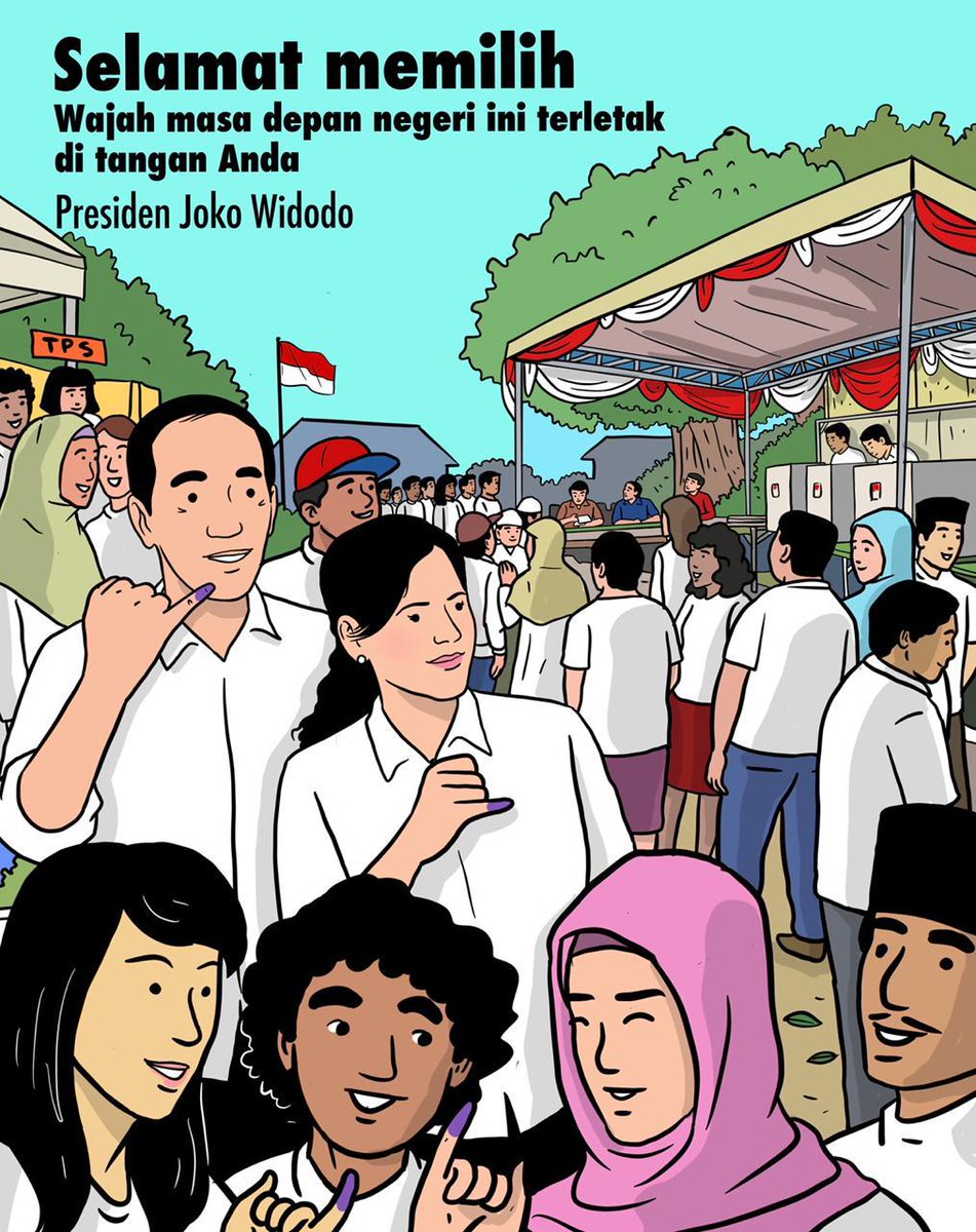 Selamat memilih, Indonesia 🇮🇩