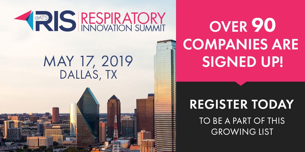 Add your name to the list. Join us at the <a href="/RIS_Summit/">Respiratory Innovation Summit</a> on May 17 in Dallas as #respiratory's leaders gather for the annual meeting of <a href="/atscommunity/">American Thoracic Society (ATS)</a>. #innovation