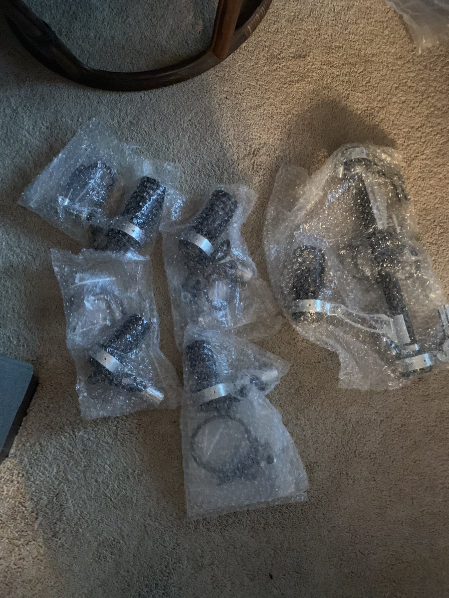 New drum mic’s @randallmayinternational #drumset #dw <a href="/AudixMics/">AUDIX</a> #audix #d6 #d4