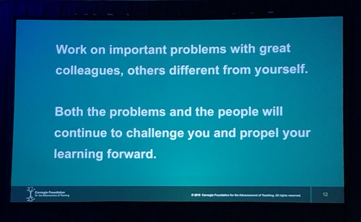 rachelbarrer7's tweet photo. .@CarnegieFdn’s president Anthony S. Bryk: Improvement starts with a process of learning how to improve. #CarnegieSummit2019 https://t.co/2Ma18hCaHl