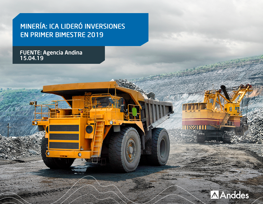 _anddes's tweet photo. La región Ica se ubicó como la que más inversión minera captó en el primer bimestre del año 2019 al registrar 145.3 millones de dólares, indicó hoy la Sociedad Nacional de Minería, Petróleo y Energía (SNMPE).

#Anddes #Noticia #Ica #Minería https://t.co/WZwoFDlxV3