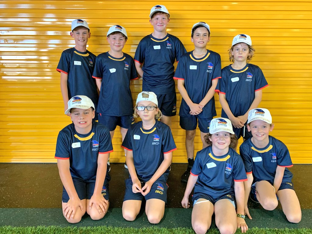 Some famous surnames - including Rutten, Goodwin, McDermott, Bickley, Stevens and Welsh - were back at the Club yesterday as a part of the Crows Academies Father Sons program #weflyasone