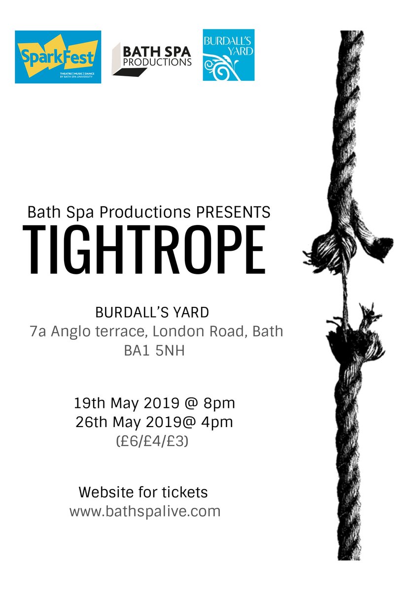 Tightr0pe1's tweet photo. Official poster announcement for TIGHTROPE! 
Come along and see what we have been creating!
Details are on the poster ;) https://t.co/pfWe4lYmMn