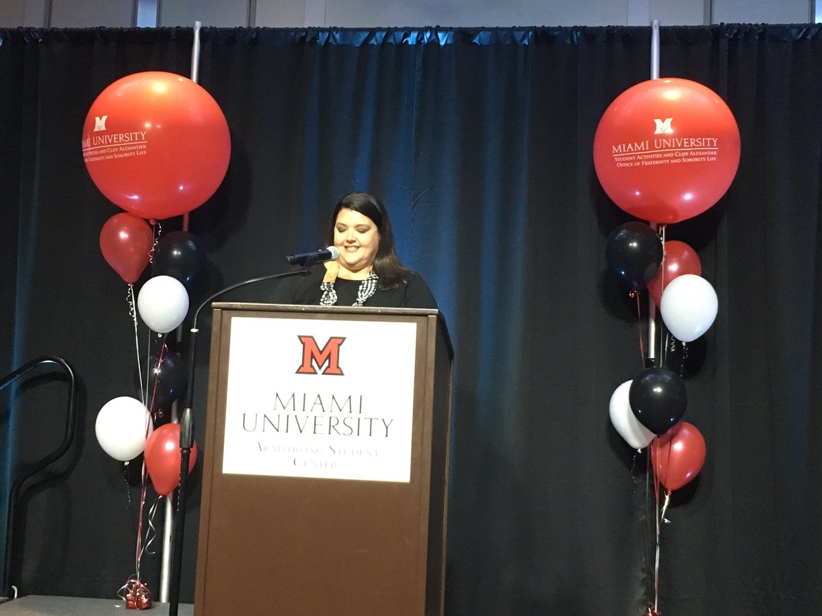RenateJCrawford's tweet photo. Always a highlight to attend the SEAL Awards celebrating @miamiuniversity Student Engagement And Leadership. Thank you for your commitment, dedication, enthusiasm, and all you do to make the #MiamiOH undergrad experience so amazing. https://t.co/FL1Pw0bLsb